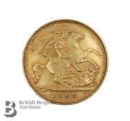 Edward VII Gold Half Sovereign