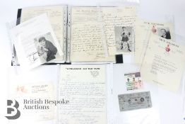 Pugilista Interest - Press Passes, Tickets and Letters