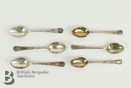 Two Sets of Silver Teaspoons