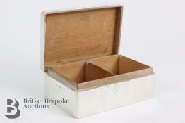 Silver Art Deco Cigarette Box