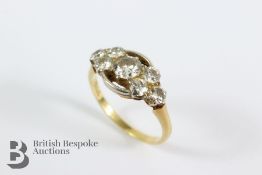 18ct Yellow Gold and Diamond Ring