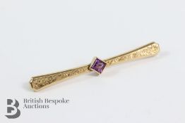 Edwardian Bar Brooch