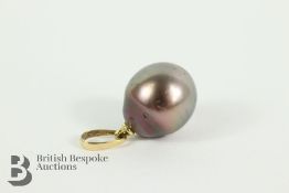 Tahitian Black Pearl Pendant