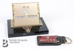Rover Showroom Perpetual Desk Calendar