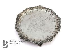 Victorian Silver Salver