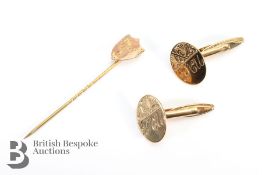 Pair of 9ct Yellow Gold Cufflinks