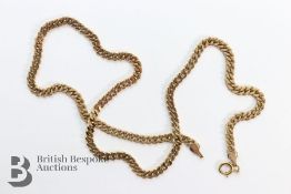 9ct Yellow Gold Curb Link Necklace