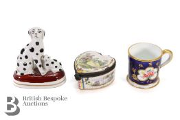 Antique Enamel Trinket Box