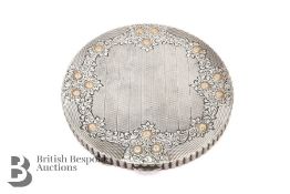 Art Deco French Silver Compact