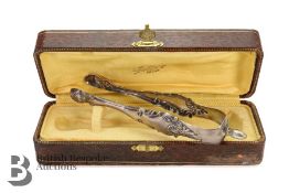 French Silver Sugar Tongs