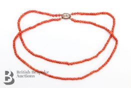 Antique Coral Necklace