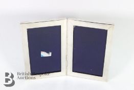 Silver Double Photo Frame