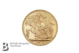George V Full Gold Sovereign