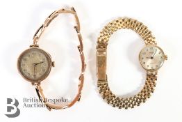 Vintage 9ct Gold Cocktail Watch