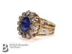 Sapphire and Diamond Ring