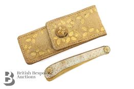 Georgian 18ct Gold Folding Knife