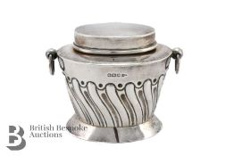 Edward VII Silver Twin Handled Caddy