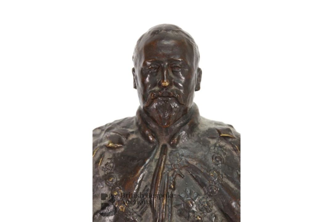 Sydney March Bronze Bust of Edward VII - Image 3 of 5