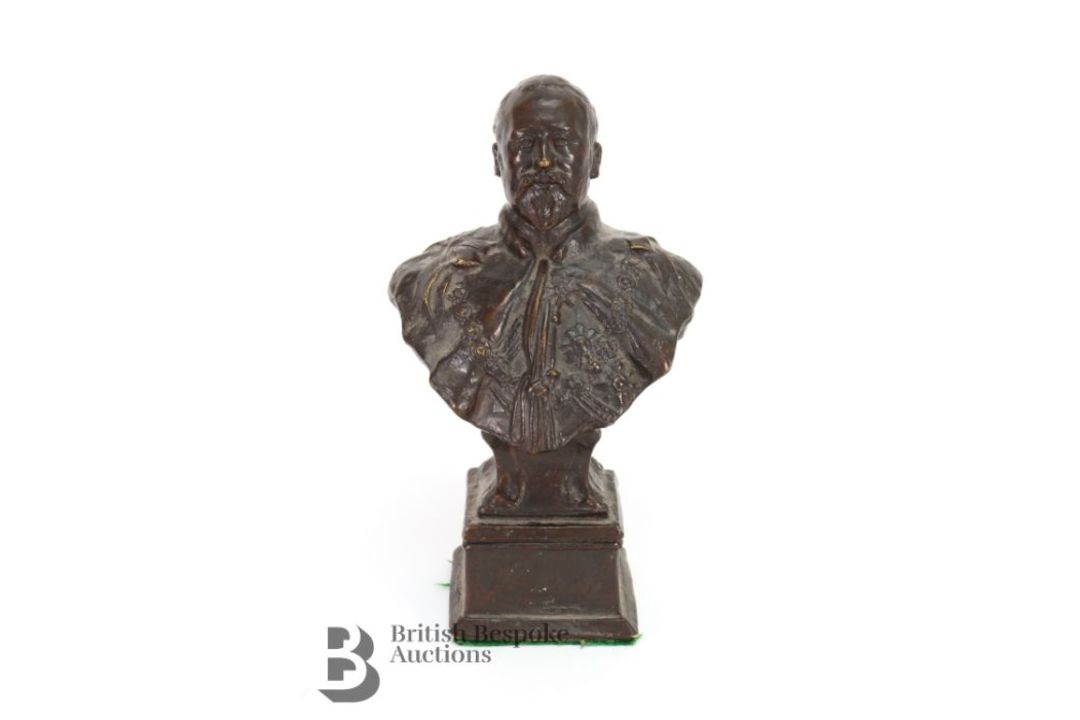 Sydney March Bronze Bust of Edward VII - Image 1 of 5