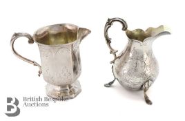 Victorian Silver Creamers