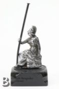 English Seated Britannia Radiator Mascot