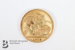 1913 George V Half Sovereign