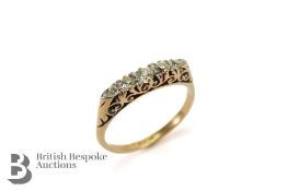 Antique 18ct Yellow Gold and Diamond Ring