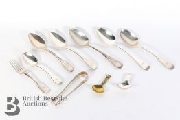 Georgian Silver Serving Spoons