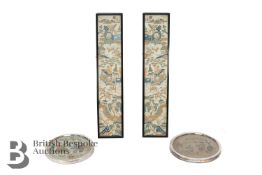 Chinese Silk Embroidered Panels