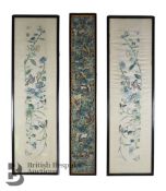 Chinese Silk Embroidered Panels