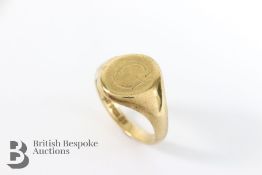 Gentleman's 9ct Gold Signet Ring