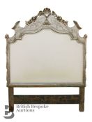 French Wood and Plaster Bead Head and Foot