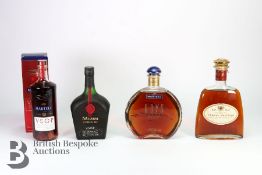 Four Bottles of French Cognac