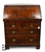 George III Mahogany Writing Bureau
