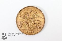 Edward VII 1904 Half Sovereign