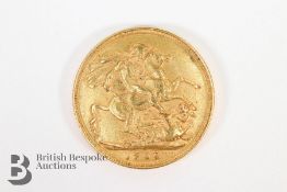 1900 Full Gold Sovereign