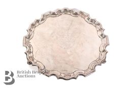 George V Silver Salver