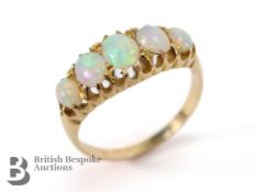 Edwardian Yellow Gold Opal Ring