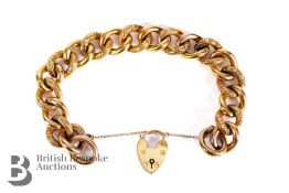 9ct Yellow Gold Curb Link Bracelet
