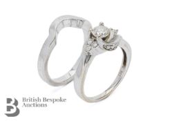 18ct White Gold Diamond Engagement Ring