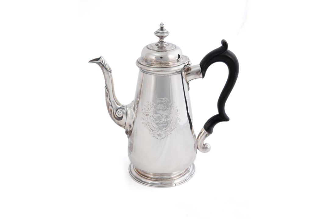 George II Silver Coffee Pot - Image 5 of 5