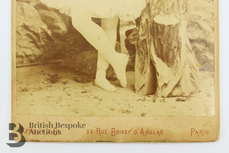 Late 19th Century Cabinet Photographs of Dancers of the Era - Image 4 of 10