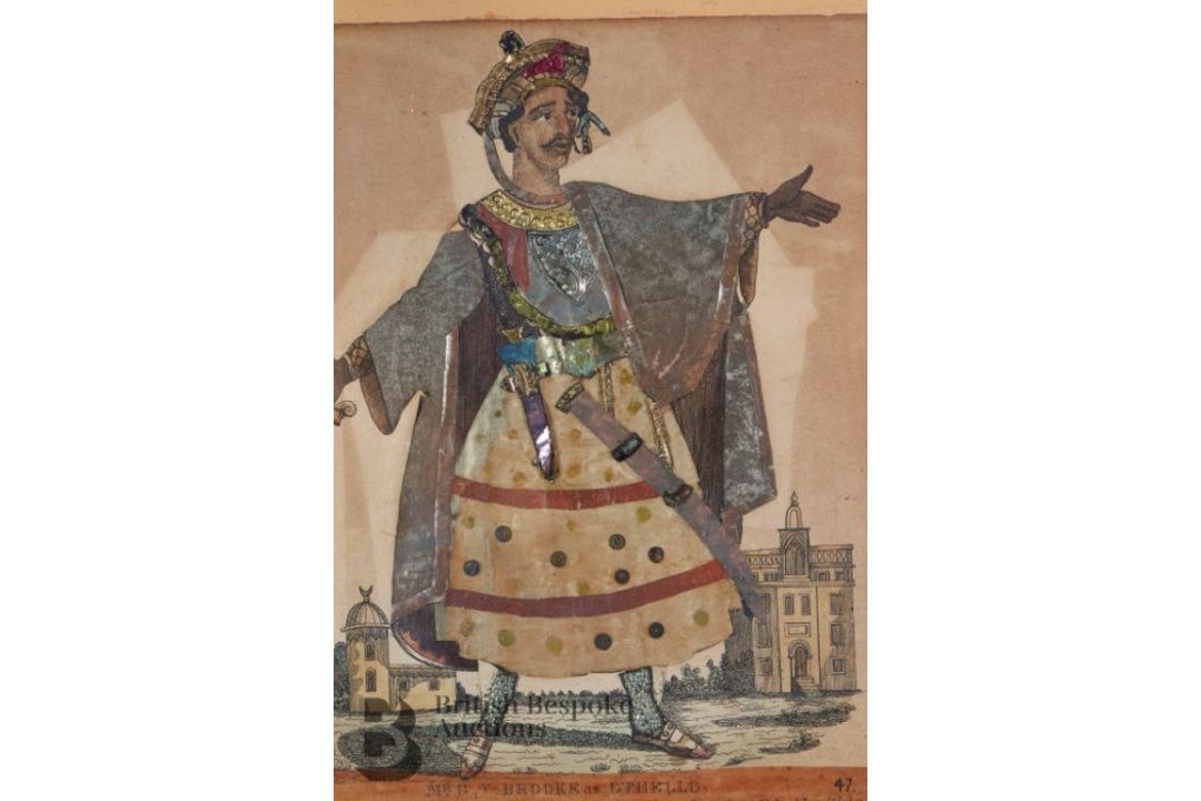 19th Century Engraving and Watercolour with Foil - Image 2 of 3