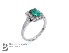 Vintage Emerald and Diamond Ring