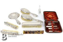 Silver Vanity Set