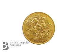 Gold Half Sovereign