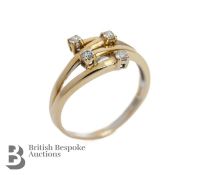 14ct Yellow Gold Diamond Ring