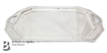 Edwardian Silver Plated Serving Tray