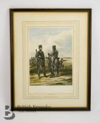 Metropolitan Rifle Club Volunteers 19th Century Aquatint