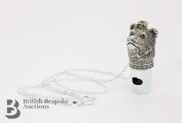 Sterling Silver Dog Whistle